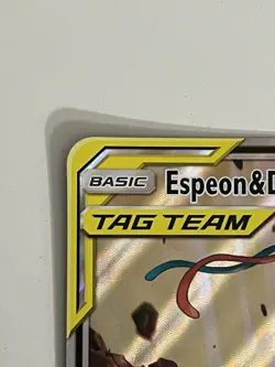 JUMBO Pokemon Card Espeon & Deoxys GX SM240 Black Star Promo 2020 NM/M Condition - Image 3