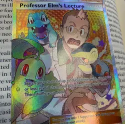 Professor Elm's Lecture 213/214 Sm-Lost Thunder Pokemon RARE CARD NM-MINT - Image 1