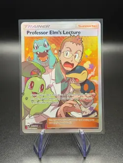 Professor Elm's Lecture 213/214 Sm-Lost Thunder Pokemon RARE CARD NM-MINT - Image 2