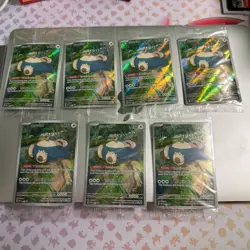 7 Pokemon Snorlax 051 Sv: Scarlet & Violet Promo Cards Holo 151 (Sealed) - Image 1