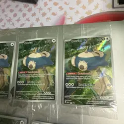 7 Pokemon Snorlax 051 Sv: Scarlet & Violet Promo Cards Holo 151 (Sealed) - Image 3