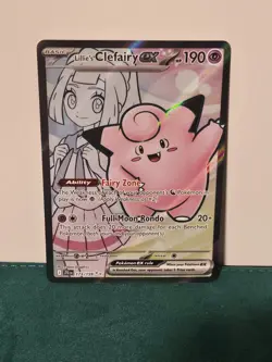 Lillie's Clefairy ex 173/159 S&V Journey Together Full Art Pokemon Card NM - Image 1