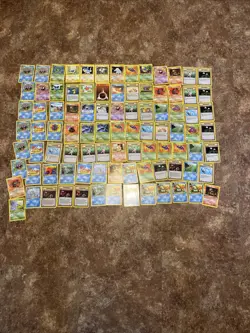 1st Edition Pokemon Card Lot - WOTC Era - 92 Cards - Mixed Condition 1999 NM/LP - Image 1