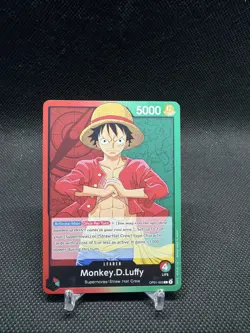 One Piece Card Game Romance Dawn OP01-003 Monkey D Luffy Leader - Image 1