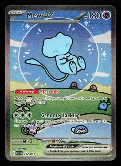 Mew ex 232/091 Special Illustration Rare Paldean Fates Pokemon Card - Image 1
