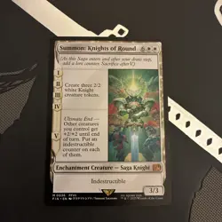 Summon Knights of Round Regular Card Non-Foil, Near Mint Condition, MTG - Image 1