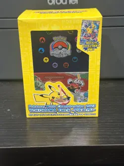 Pokemon World Championships 2023 Yokohama Deck Pikachu Promo Card Sealed New - Image 1