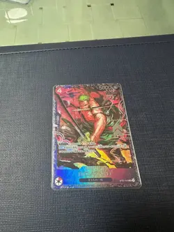 Zoro ST21-015 Flagship Battle 2025 Top 8 Prize Promo ONE PIECE Card (For Asia) - Image 2