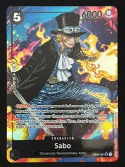 Sabo (OP04-083) (Alternate Art) - Kingdoms of Intrigue (OP04) - One Piece Card - Image 1