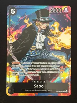 Sabo (OP04-083) (Alternate Art) - Kingdoms of Intrigue (OP04) - One Piece Card - Image 3