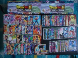LOT 98 CARTES DRAGON BALL SUPER CARD GAME VF BT18 Full Set (C, UC) NEUF. - Image 1