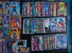 LOT 98 CARTES DRAGON BALL SUPER CARD GAME VF BT18 Full Set (C, UC) NEUF. - Image 3