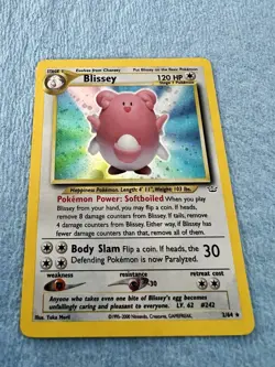 Blissey 02/64 Neo Revelation Holo Pokemon TCG Card 2001 Mint - Image 1