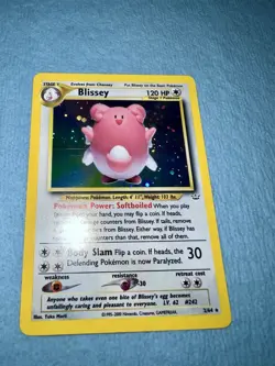 Blissey 02/64 Neo Revelation Holo Pokemon TCG Card 2001 Mint - Image 2
