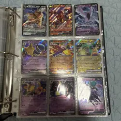 Pokemon Card Binder Collection 100 Cards - Image 1