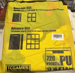 TCGames 720 Pocket Trading Card Binder Album Book Pokemon Style Blue NEW - Image 3