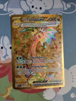 Alolan Exeggutor ex 248/191 Sv08: Surging Sparks Holo Pokemon TCG Card Gold NM - Image 1