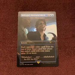 Malcolm's Mercurial Mirth Tasha's Hideous Laughter Rainbow Foil Secret Lair NM+ - Image 1