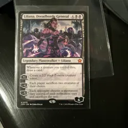 MTG - Liliana, Dreadhorde General - Foundations #0176 - Never Played Pack Fresh - Image 1