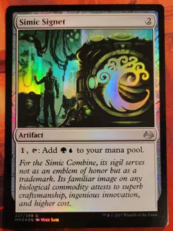 1x * FOIL Simic Signet * Uncommon * Modern Master 2017 * NM * - Image 1