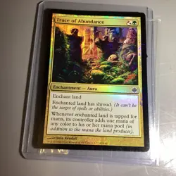 Trace of Abundance Alara Reborn 142/145 Magic the Gathering Foil - Image 1