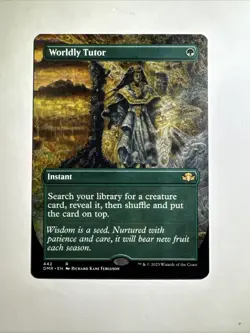 Worldly Tutor (Borderless) Dominaria Remastered Regular - Image 1