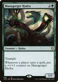 MTG Managorger Hydra ** Commander Legends: Battle for Baldur's Gate ** English - Image 1