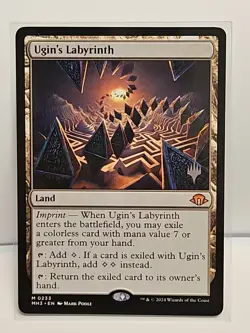Ugin's Labyrinth Modern Horizons 3 Regular MTG Magic The Gathering - Image 1