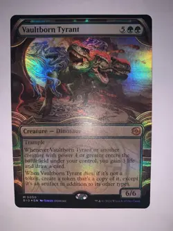 Vaultborn Tyrant (Showcase) Outlaws of Thunder Junction: the Big Score Foil - Image 1