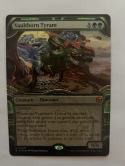 Vaultborn Tyrant (Showcase) Outlaws of Thunder Junction: the Big Score Foil - Image 2