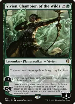MTG Vivien, Champion of the Wilds ** Battle for Baldur's Gate ** English - Image 1