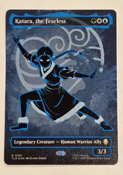Katara, the Fearless (Borderless)(Neon Ink Foil) Avatar: The Last Airbender Foil - Image 1