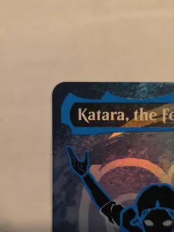 Katara, the Fearless (Borderless)(Neon Ink Foil) Avatar: The Last Airbender Foil - Image 3