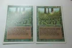 MTG Kudzu x2- -Revised Edition-Mod/Hvy Play - Image 1