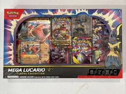 Mega Lucario EX- Figure Collection Box Factory Sealed Pokemon - Image 1
