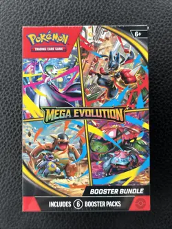 Pokemon Mega Evolution 6 Pack Booster Box Factory Sealed - Image 1