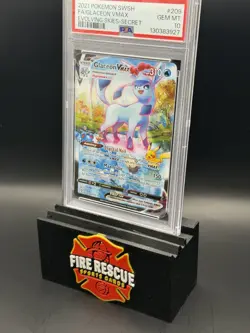 2021 Pokemon SWSH Evolving Skies Secret #209 Glaceon Vmax FA PSA 10 GEM MINT - Image 2