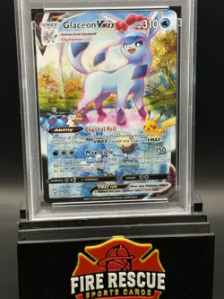 2021 Pokemon SWSH Evolving Skies Secret #209 Glaceon Vmax FA PSA 10 GEM MINT - Image 4