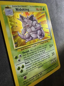 Pokemon TCG Nidoking Base Set Holo 11/102 Near Mint Worth Grading Possible 10 - Image 2