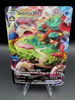 Snorlax VMAX 142/202 Pokemon Sword & Shield Base Set NM Ultra Rare Holo - Image 1