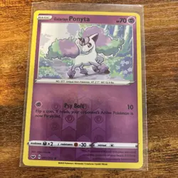 Galarian Ponyta 081/202 ~ Reverse Holo ~ Sword & Shield Base Set ~ Pokemon TCG - Image 1