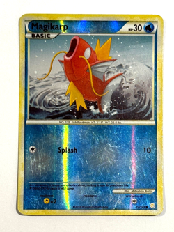 Pokemon TCG Magikarp 72/123 Reverse Holo HeartGold SoulSilver DMG - Image 1