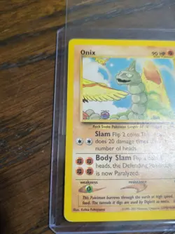 Pokemon Onix 3/18 Southern Islands Promo - Image 2