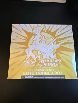 Pokemon Center Brilliant Stars ETB Pokemon TCG Sword & Shield Elite Trainer Box - Image 1