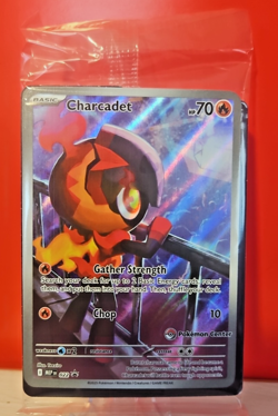 Charcadet - Pokemon Center STAMPED Phantasmal Flames ETB Promo - SEALED - Image 1