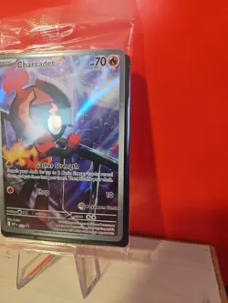 Charcadet - Pokemon Center STAMPED Phantasmal Flames ETB Promo - SEALED - Image 2