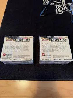Pokemon TCG Sword Shield Rebel Clash 2 X Booster Box’s FACTORY SEALED 72 Packs! - Image 2