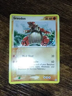 Pokemon Groudon 102/101 Holo Secret Rare EX Hidden Legends MINT - Image 3