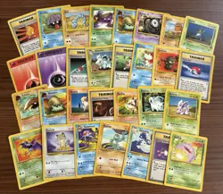 Pokemon Lot Vintage WOTC Rare x30 HP to Damaged Pokemon TCG Base Set Jungle - Image 1
