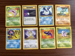 Pokemon Lot Vintage WOTC Rare x30 HP to Damaged Pokemon TCG Base Set Jungle - Image 4